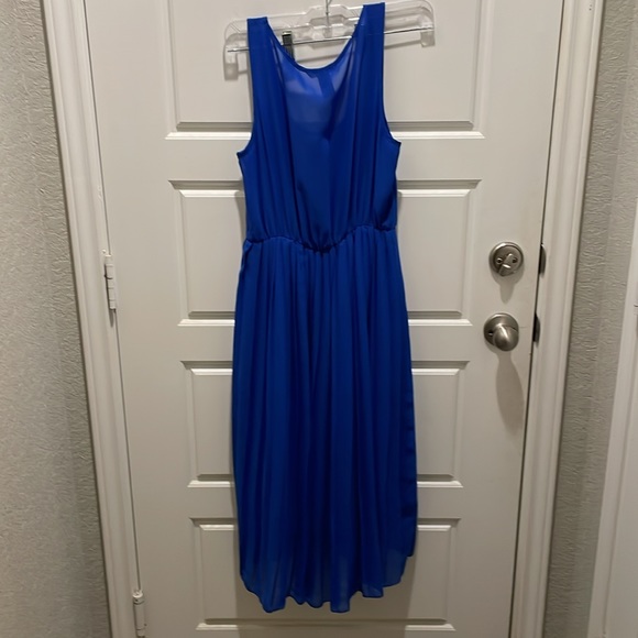 H&M Women’s Dress Blue Stretch Scoop Neck Sleeveless Size 8 - Picture 5 of 5